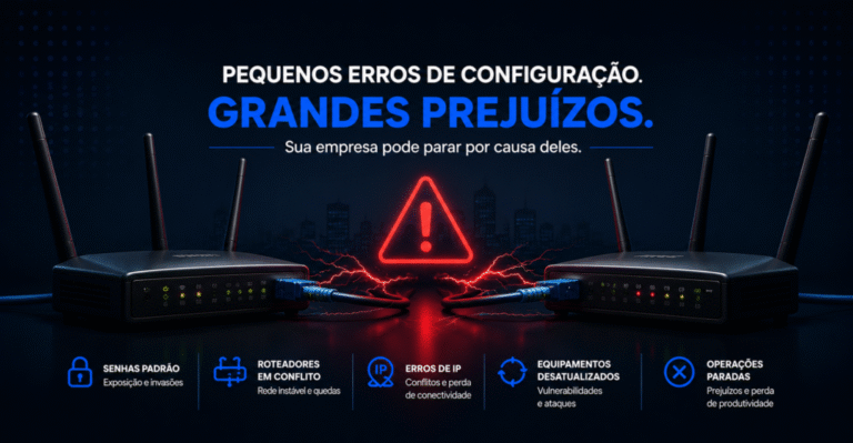 Erros de Configuração em Redes: O Perigo Invisível que Pode Parar Sua Empresa